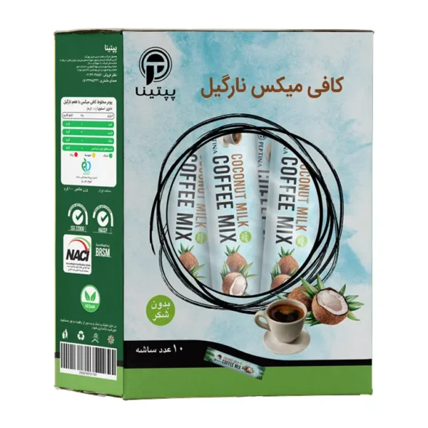 کافی میکس بدون شکر نارگیل