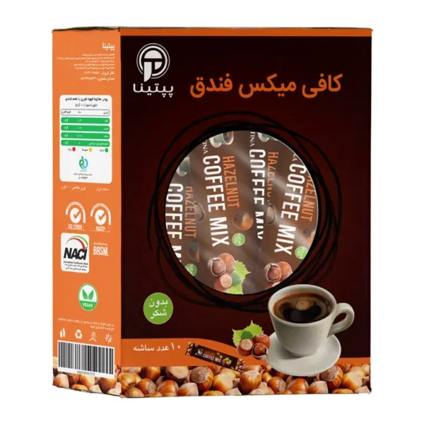 کافی میکس بدون شکر فندق