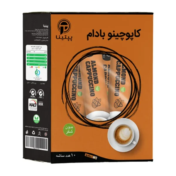 کاپوچینو بدون شکر بادام